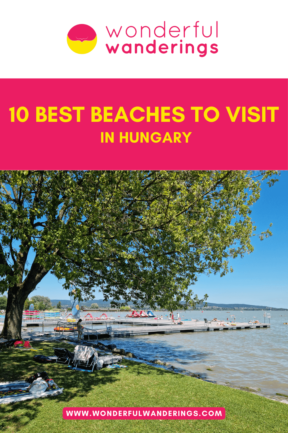 Hungary Beach Pinterest image