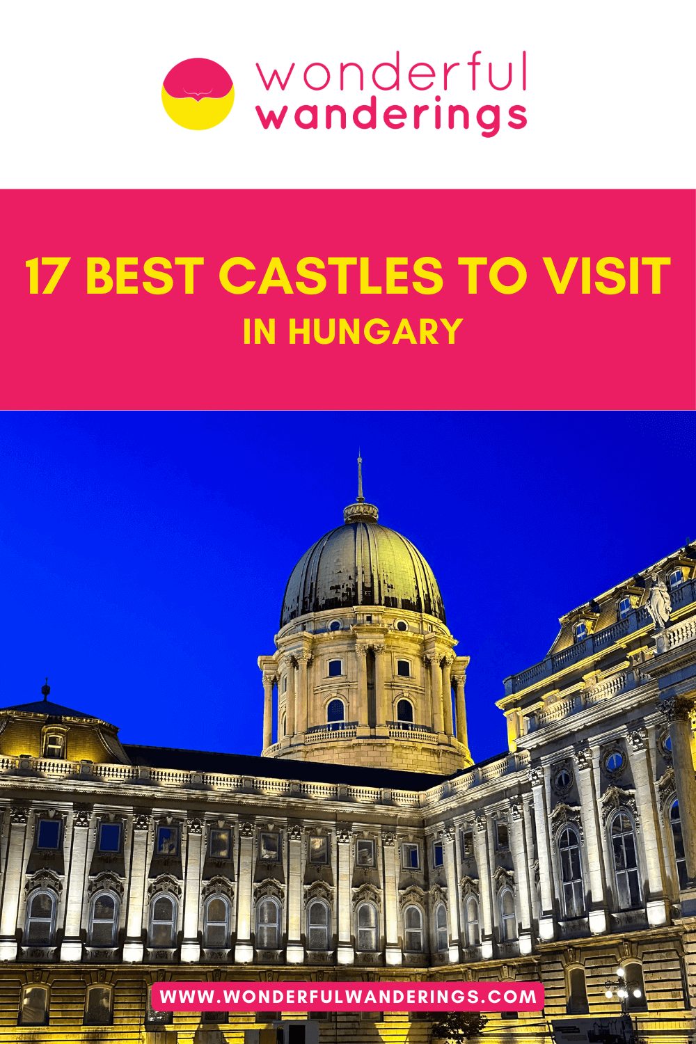 Hungary Castle Pinterest image