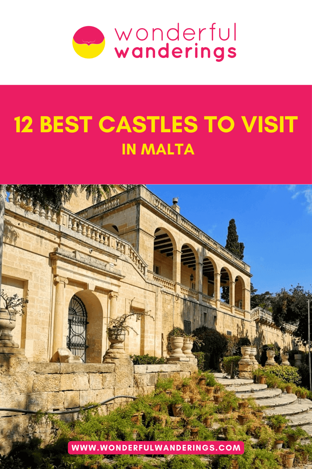 Malta Best Castle Pinterest image