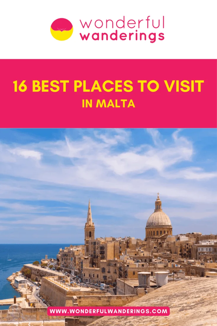 Malta Best Places Pinterest image