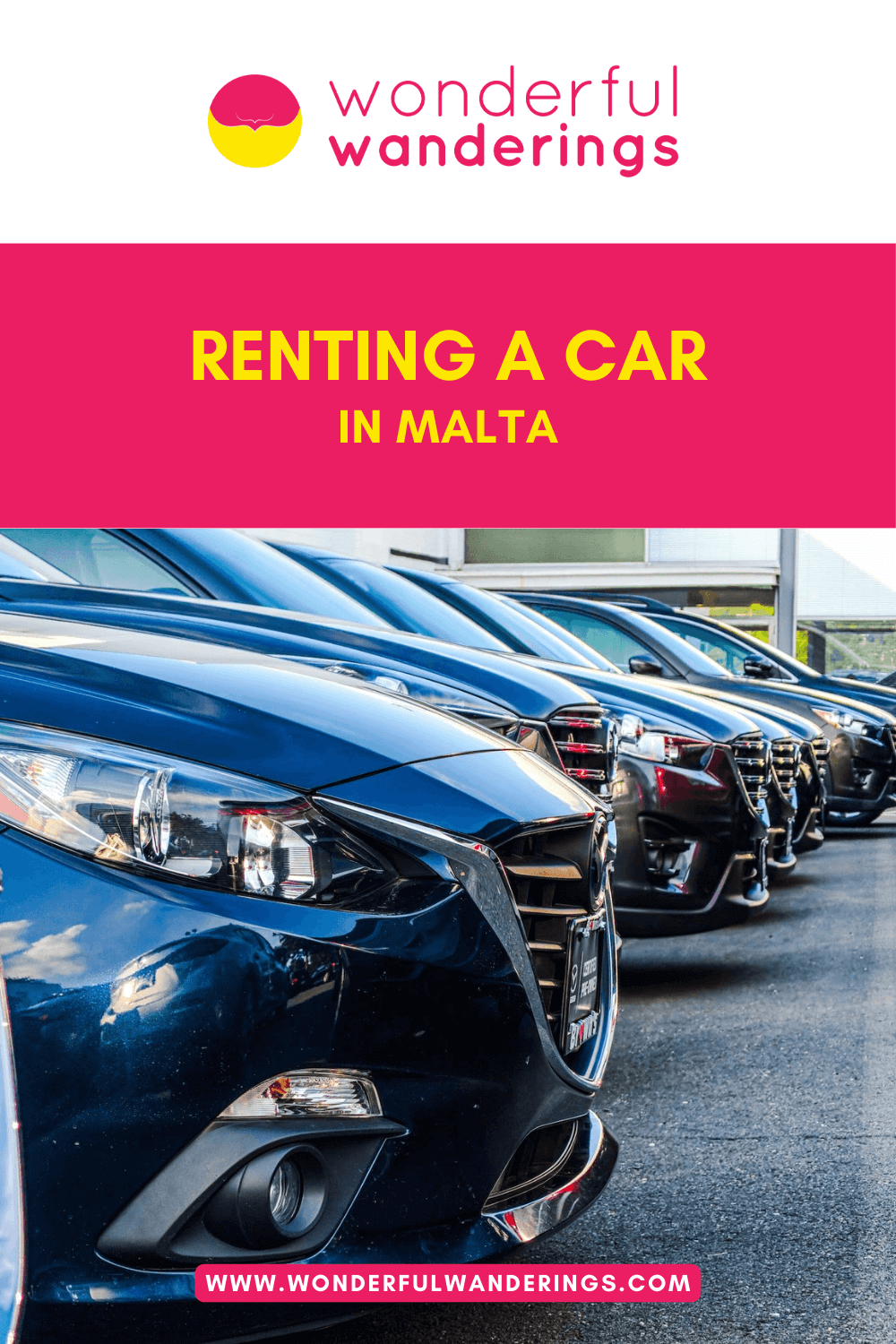 Malta Car Rental Pinterest image