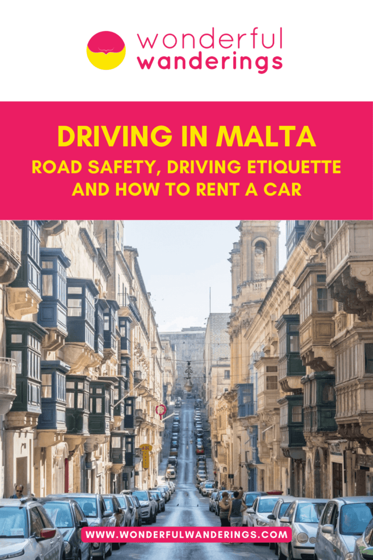 Malta Driving Pinterest image