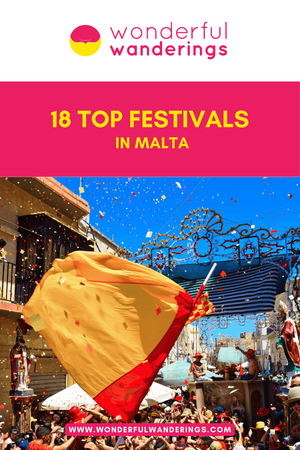 Malta Festivals Pinterest image