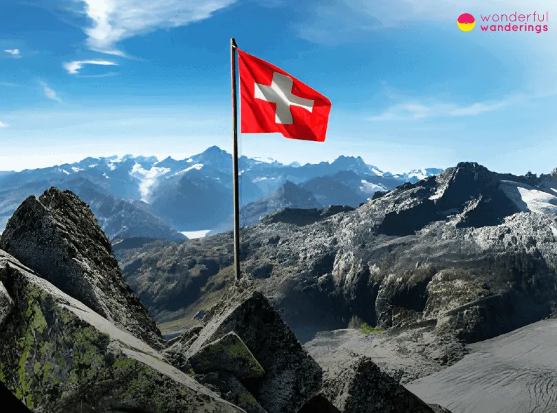 Switzerland Flag Square-Shaped