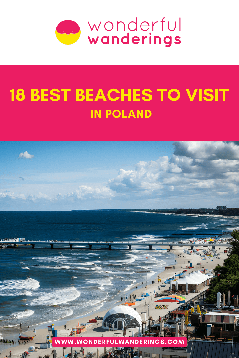 Poland Best Beaches Pinterest image