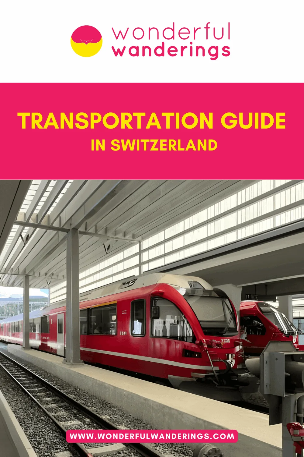 Switzerland Transportation Guide Pinterest image