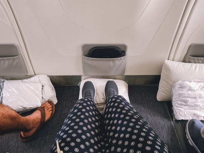 ANA Premium Economy bulkhead seats