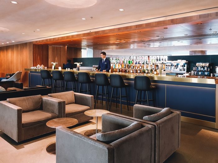 British Airways Clubhouse bar at Heathrow Terminal 5