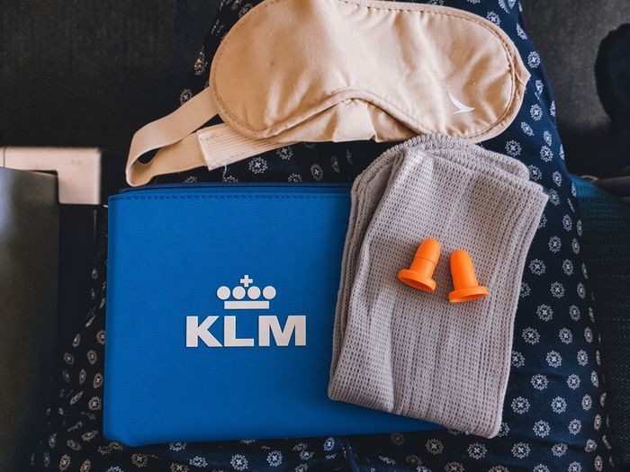 KLM Premium Comfort amenity kit