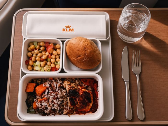 KLM Premium Comfort meal