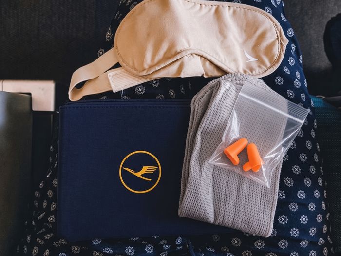 Lufthansa Premium Economy amenity kit